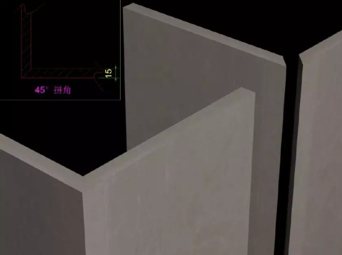 5*5海棠角在倒底面留5mm抛光.